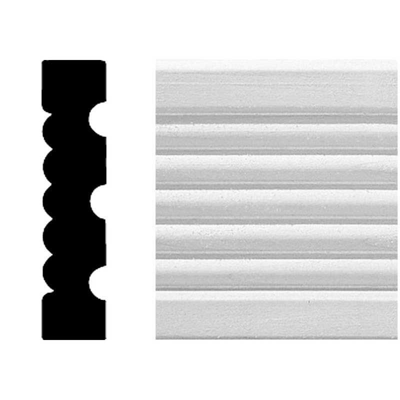 4 fluted door casing